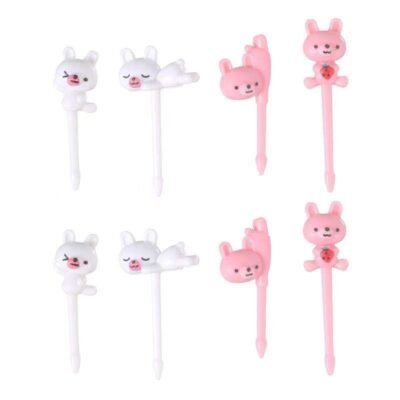 Rabbit Fruit Picks Set (8 pcs)