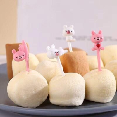 Rabbit Fruit Picks Set (8 pcs)