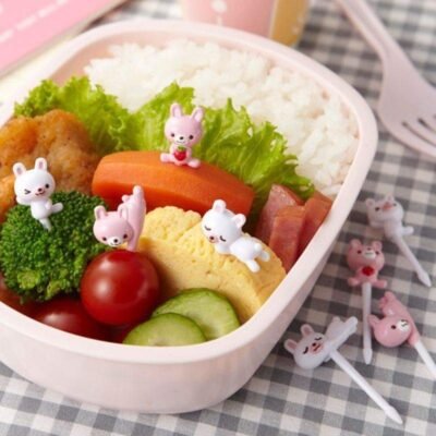 Rabbit Fruit Picks Set (8 pcs)