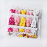 Minnie Mouse Fruit Forks Pink & White (10 pcs) - Premium Quality