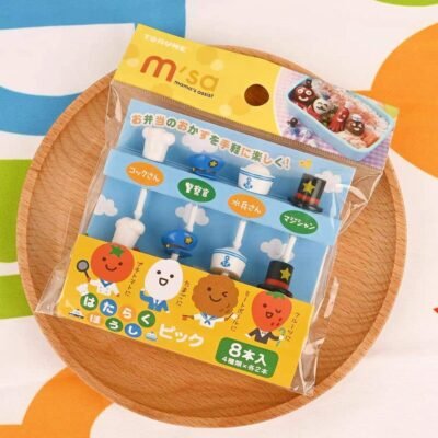Cute Character Fruit Picks (8 pcs) – Premium Quality