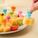 Animal Fruit Picks – Cute Reusable Kids Lunch Box Toothpicks (10 pcs)