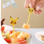 Pokemon Lunchbox Picks – (8 pcs) Pikachu & Eevee Cartoon Food Picks
