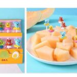 Cute Animal Lunchbox Picks with Float Rings – Bento Food Fruit Forks (8 pcs)