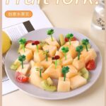 Clover & Ladybug Lunchbox Picks – 12 pcs Cute Fruit Forks for Kids