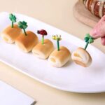 Clover & Ladybug Lunchbox Picks – 12 pcs Cute Fruit Forks for Kids
