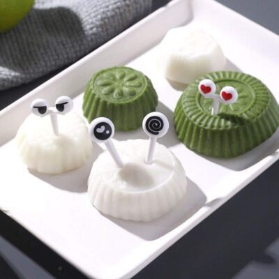 Cute Eyes Lunchbox Picks – 10 pcs BPA-Free Bento Food Picks