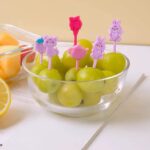 Kids Lunchbox Party Picks – Cute Pink Bunny & Cat Designs (10 pcs)