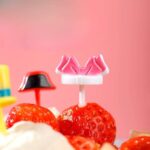 8 pcs Pink Food Picks for Kids Lunchbox, Bento & School Snacks
