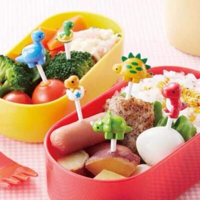 Mixed Designs Lunchbox Picks – (30 pcs) Reusable Food Picks for Kids Bento