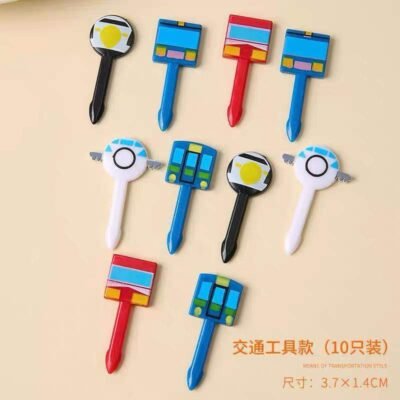 Mixed Designs Lunchbox Picks – (30 pcs) Reusable Food Picks for Kids Bento