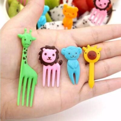 Lunchbox Picks Variety Set – 60 pcs Cute Animal & Fun Shapes, Reusable Food Picks