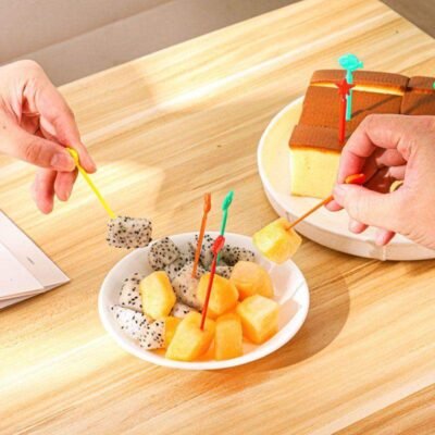 Lunchbox Picks Variety Set – 60 pcs Cute Animal & Fun Shapes, Reusable Food Picks