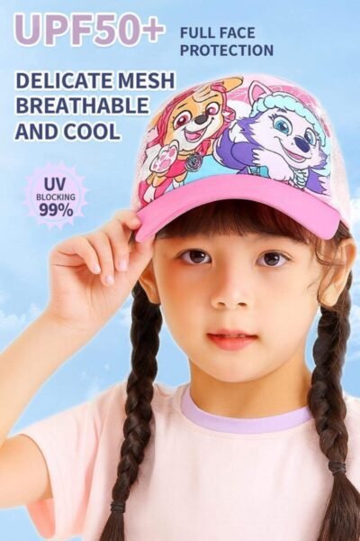 Paw Patrol Kids Cap Skye & Everest – UV Protection Mesh Hat for Summer