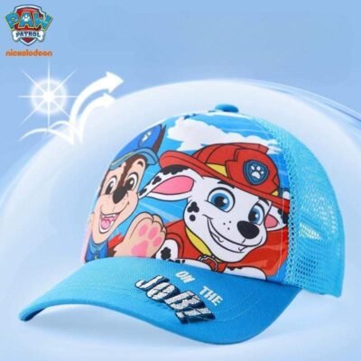 Paw Patrol Chase & Marshall Kids Cap – UPF 50+ Sun Protection Mesh Hat