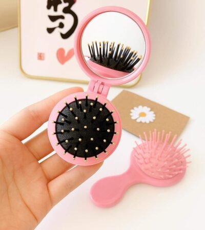 Paw Patrol Skye Hair Brush & Mirror Set – 2 Pcs Kids Grooming Kit