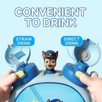 Paw Patrol Chase 2-in-1 Kids Water Bottle – 750ml | BPA Free