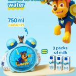Paw Patrol Chase 2-in-1 Kids Water Bottle – 750ml | BPA Free