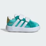 Adidas Disney Jasmine Grand Court 2.0 Shoes Kids Pure Teal / Cloud White / Gold Metallic