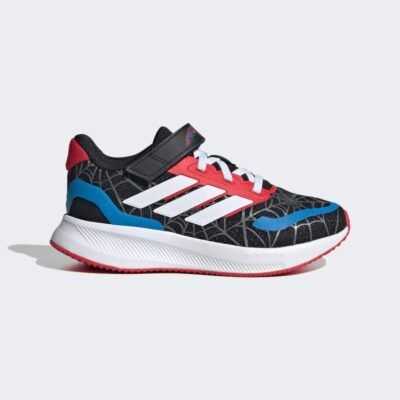 adidas Marvel Spider-man Runfalcon Shoes Kids Core Black / Cloud White / Pure Ruby