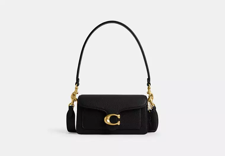 Coach Tabby Shoulder Bag 20 Brass/Black