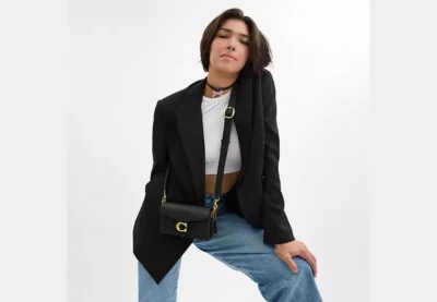 Coach Tabby Shoulder Bag 20 Brass/Black