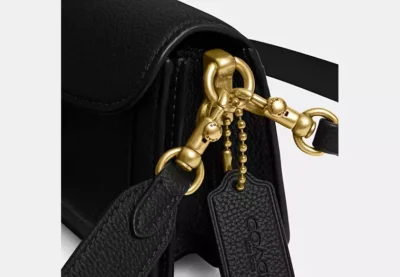 Coach Tabby Shoulder Bag 20 Brass/Black