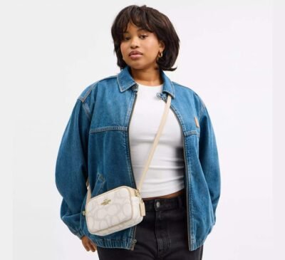 Mini Jamie Camera Bag In Sketch Signature Canvas