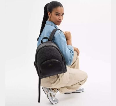Court Backpack In Signature Canvas