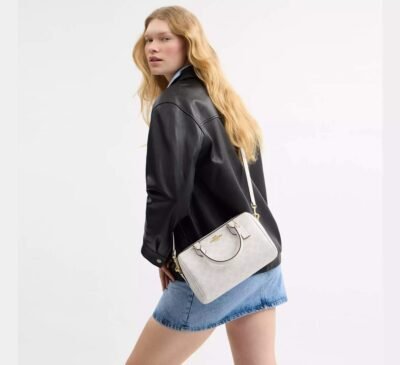 Rowan Satchel Bag In Signature Canvas