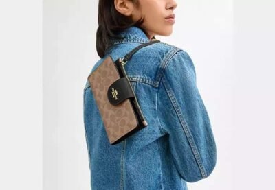 Phone Wallet In Signature Canvas