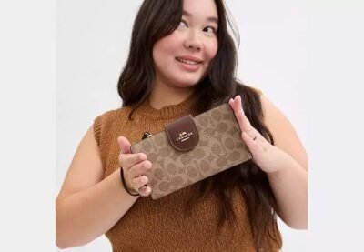 Phone Wallet In Signature Canvas