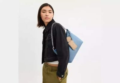 Laurel Shoulder Bag With Mirror Charm And Pouch