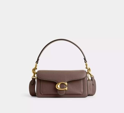 Coach Tabby Shoulder Bag 20 Brass/Dark Stone