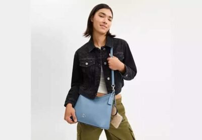 Laurel Shoulder Bag With Mirror Charm And Pouch