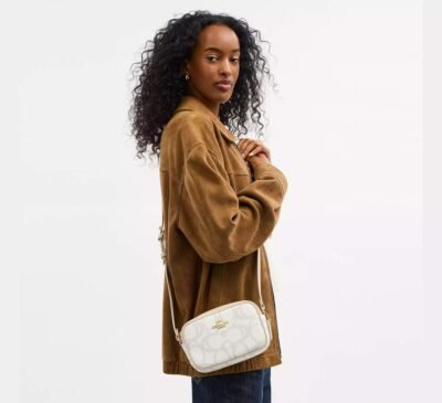 Mini Jamie Camera Bag In Sketch Signature Canvas