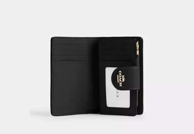 Medium Corner Zip Wallet In Signature Canvas