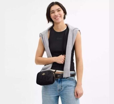 Mini Jamie Camera Bag With Quilting