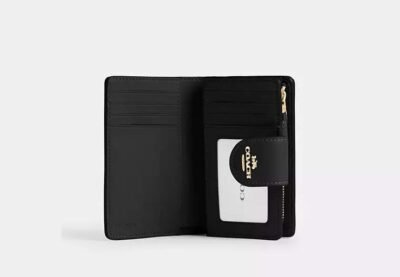 Medium Corner Zip Wallet In Signature Canvas