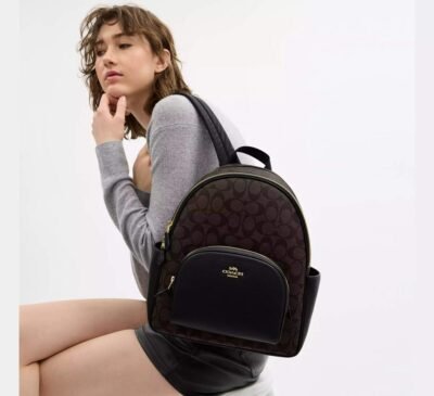 Court Backpack In Signature Canvas