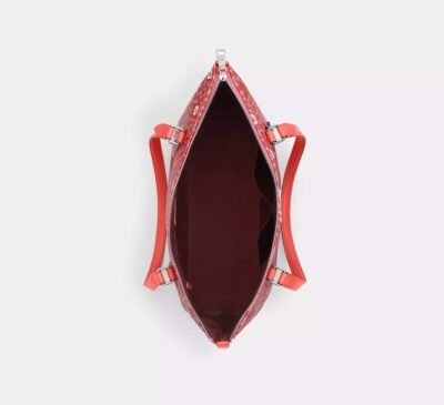 Gallery Tote Bag With Floral Print