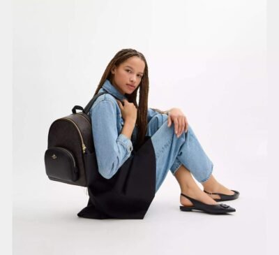 Court Backpack In Signature Canvas