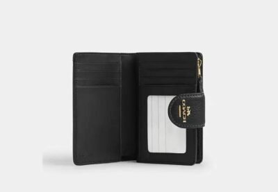 Medium Corner Zip Wallet With Leopard Print