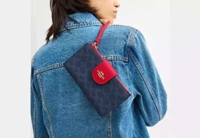 Phone Wallet In Signature Canvas