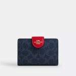 Medium Corner Zip Wallet In Signature Canvas