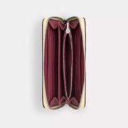 Long Zip Around Wallet In Signature Canvas