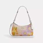 Teri Shoulder Bag In Signature Canvas With Floral Print