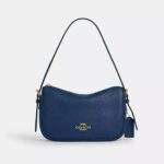 Coach Kailey Shoulder Bag Gold/Deep Blue