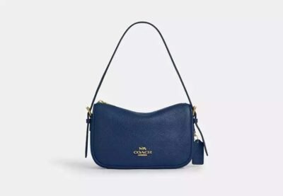 Coach Kailey Shoulder Bag Gold/Deep Blue