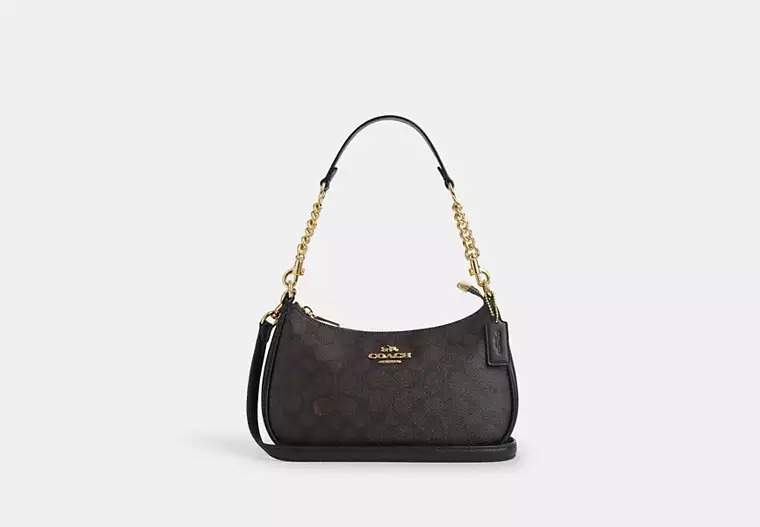 Teri Shoulder Bag In Signature Canvas